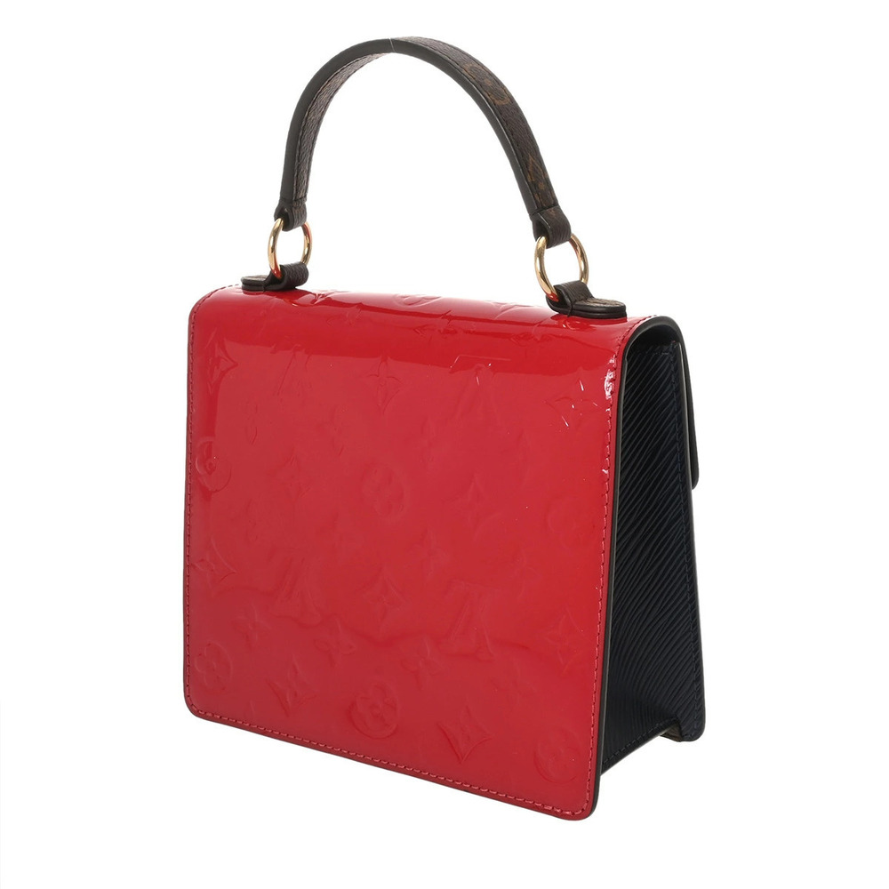Louis Vuitton Vernis Monogram Street Handbag Spring Brown